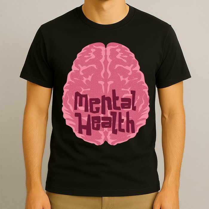 Mental Health Awareness Brain T-Shirt