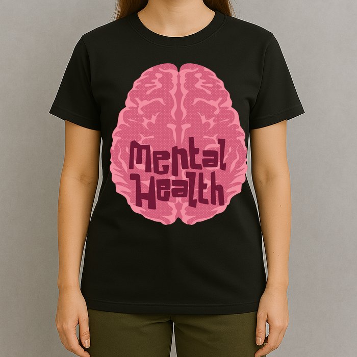 Mental Health Awareness Brain T-Shirt