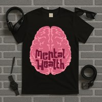 Mental Health Awareness Brain T-Shirt