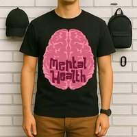 Mental Health Awareness Brain T-Shirt