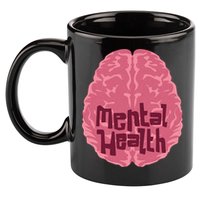 Mental Health Awareness Brain 11oz C Handle Ceramic Mug