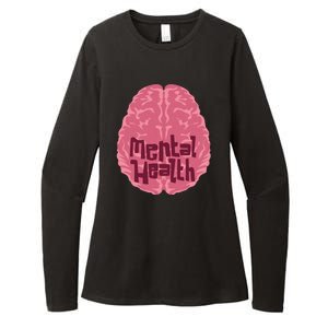 Mental Health Awareness Brain Womens CVC Long Sleeve Shirt