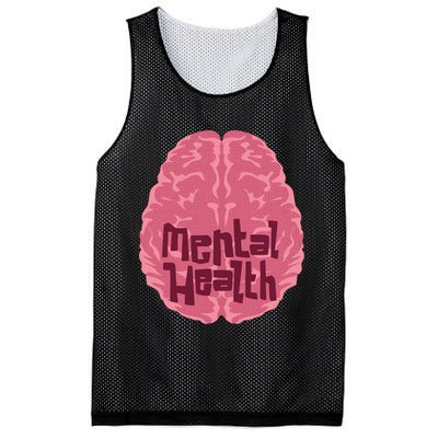 Mental Health Awareness Brain Mesh Reversible Basketball Jersey Tank