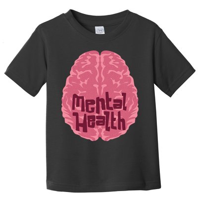 Mental Health Awareness Brain Toddler T-Shirt