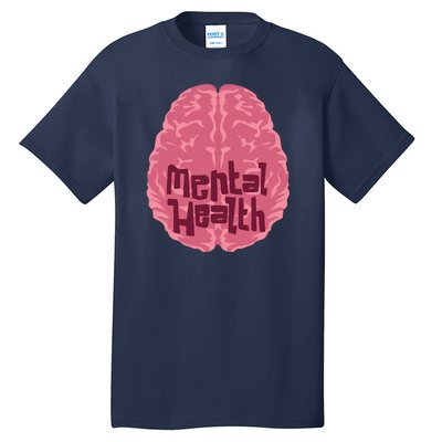 Mental Health Awareness Brain Tall T-Shirt