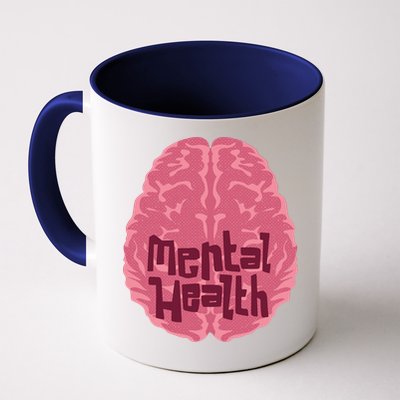 Mental Health Awareness Brain Mug