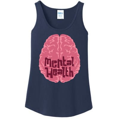 Mental Health Awareness Brain Ladies Essential Tank