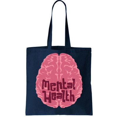 Mental Health Awareness Brain Tote Bag