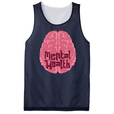 Mental Health Awareness Brain Mesh Reversible Basketball Jersey Tank