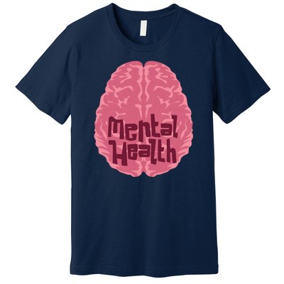 Mental Health Awareness Brain Premium T-Shirt