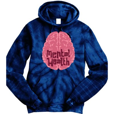 Mental Health Awareness Brain Tie Dye Hoodie