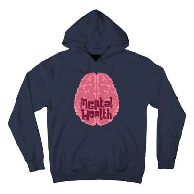 Mental Health Awareness Brain Tall Hoodie