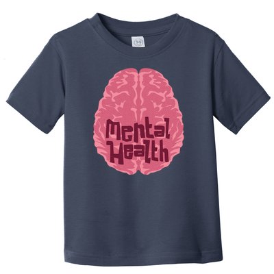 Mental Health Awareness Brain Toddler T-Shirt