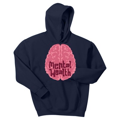 Mental Health Awareness Brain Kids Hoodie