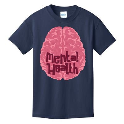 Mental Health Awareness Brain Kids T-Shirt