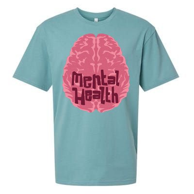 Mental Health Awareness Brain Sueded Cloud Jersey T-Shirt