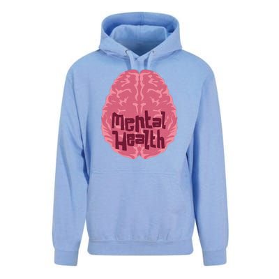 Mental Health Awareness Brain Unisex Surf Hoodie