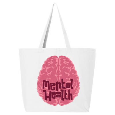 Mental Health Awareness Brain 25L Jumbo Tote