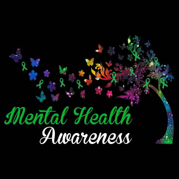 Mental Health Awareness Butterfly Tree City Backpack