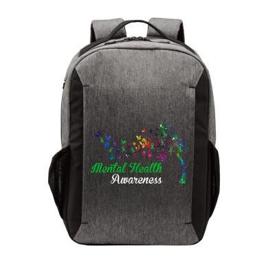 Mental Health Awareness Butterfly Tree Vector Backpack