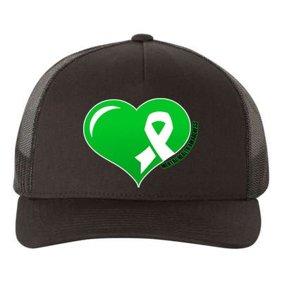 Mental Health Awareness Heart Yupoong Adult 5-Panel Trucker Hat