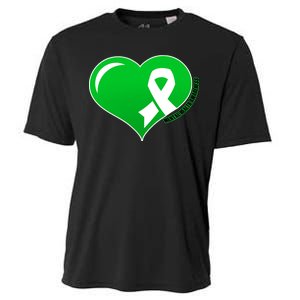 Mental Health Awareness Heart Cooling Performance Crew T-Shirt