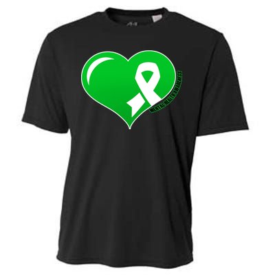 Mental Health Awareness Heart Cooling Performance Crew T-Shirt