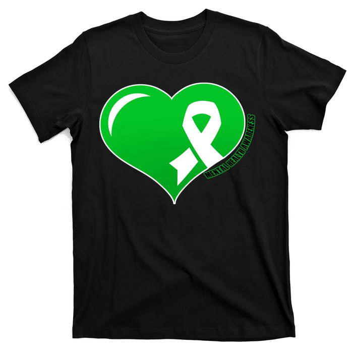 Mental Health Awareness Heart T-Shirt