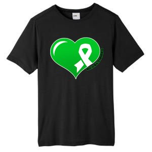 Mental Health Awareness Heart Tall Fusion ChromaSoft Performance T-Shirt