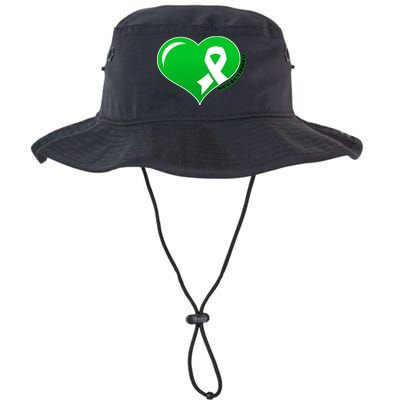 Mental Health Awareness Heart Legacy Cool Fit Booney Bucket Hat