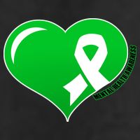 Mental Health Awareness Heart Beanie