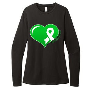 Mental Health Awareness Heart Womens CVC Long Sleeve Shirt