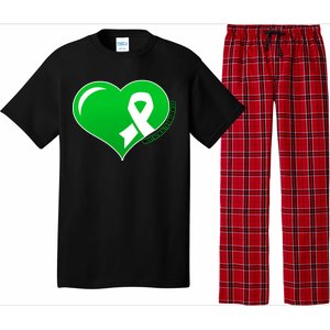 Mental Health Awareness Heart Pajama Set