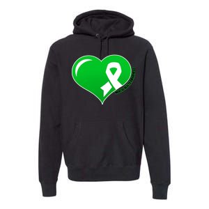 Mental Health Awareness Heart Premium Hoodie