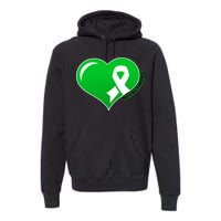 Mental Health Awareness Heart Premium Hoodie