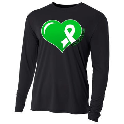 Mental Health Awareness Heart Cooling Performance Long Sleeve Crew