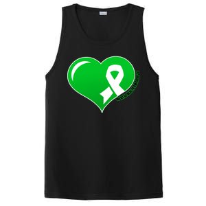 Mental Health Awareness Heart PosiCharge Competitor Tank