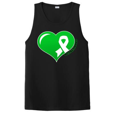 Mental Health Awareness Heart PosiCharge Competitor Tank