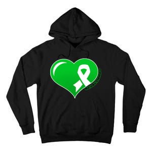 Mental Health Awareness Heart Tall Hoodie