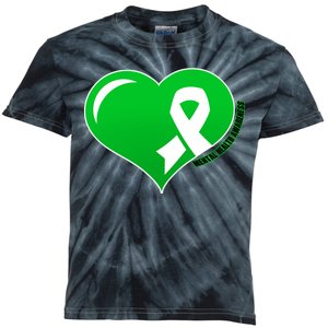 Mental Health Awareness Heart Kids Tie-Dye T-Shirt