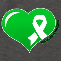 Mental Health Awareness Heart Vector Backpack
