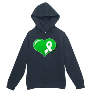 Mental Health Awareness Heart Urban Pullover Hoodie