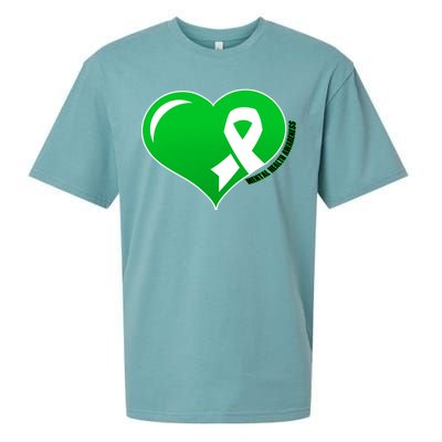 Mental Health Awareness Heart Sueded Cloud Jersey T-Shirt