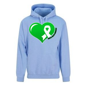 Mental Health Awareness Heart Unisex Surf Hoodie