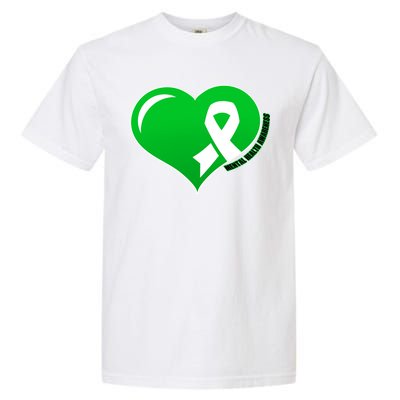 Mental Health Awareness Heart Garment-Dyed Heavyweight T-Shirt