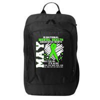 Mental Health Awareness Month Is All Year Long City Backpack