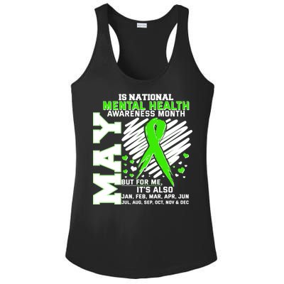 Mental Health Awareness Month Is All Year Long Ladies PosiCharge Competitor Racerback Tank