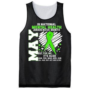 Mental Health Awareness Month Is All Year Long Mesh Reversible Basketball Jersey Tank