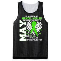 Mental Health Awareness Month Is All Year Long Mesh Reversible Basketball Jersey Tank