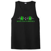 Mental Health Awareness Pulse Ribbon PosiCharge Competitor Tank